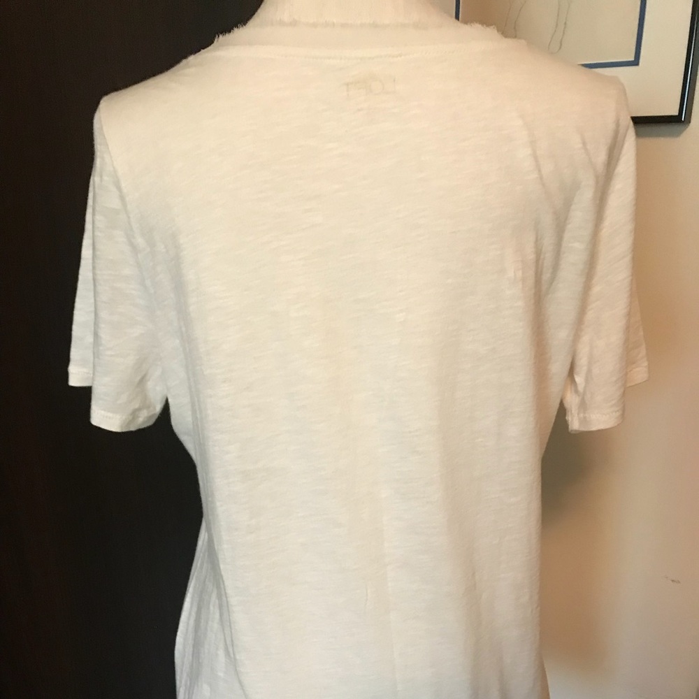 LOFT Embellished Cotton Top - Picture 3 of 5